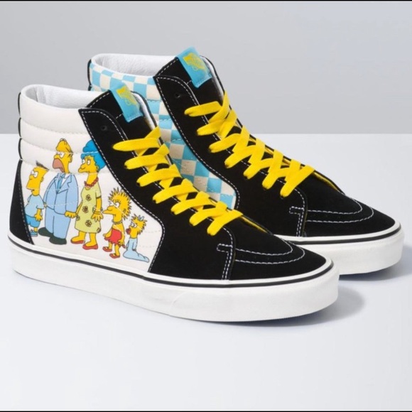 Vans Simpsons Sk8 Lace Up Sneakers - Picture 2 of 12